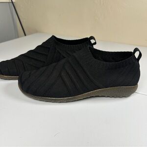 Naot Woman Okahu Vegan Black Knit Slip-On Sneakers Size 9-9.5 (EU 40)